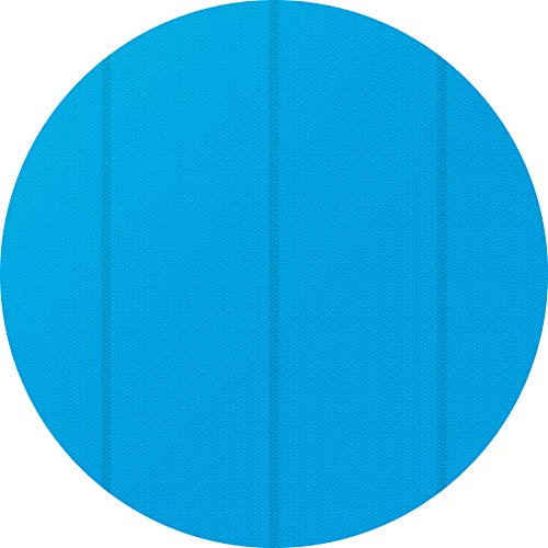 tectake® Bâche chauffante Piscine Ronde Ø4,88m Bleu Bâche de Protection & Chauffage Piscine Hors Sol Spa Piscines tubulaires, Adaptable à la Taille souhaitée, Chauffage Solaire
