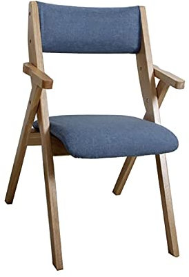 Klappstuhl mit Holzrahmen, tragbarer Veranstaltungsstuhl, Retro-Esszimmerstuhl aus massivem Holz, Klappstuhl mit Rückenlehne und Armlehnensessel, Schreibtischstuhl, gepolsterter Hocker, Loung
