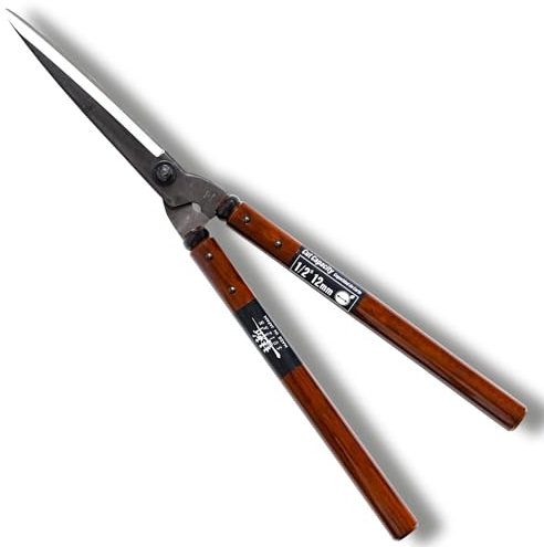 SUIZAN Tijera cortasetos 575mm - Cizallas para setos japonesas profesionales recorte preciso Herramientas de jardinería