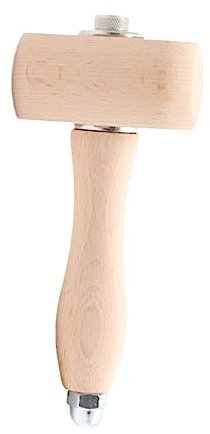 VILLFUL Maillet Bois Pour Gravure Et Sculpture Marteau Léger Et Compact Pour Artisanat Du Cuir