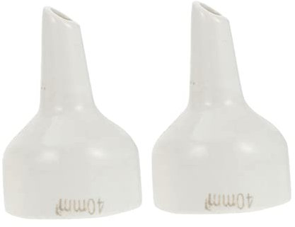 MUSISALY 2St Labor-Porzellan-Trichter Filter Trichter kleine Trichter Spenderflasche gießen Pumpe Tülle od chemie experimente küchentrichter Labor Filtertrichter Laborgeräte Keramik Weiß