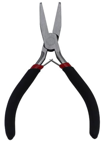 Funngy Schmuckzange,Schmuck Zangen Flachzange für Schmuckherstellung Feiner Flach Zange Schmuck Zangen Drahtschneider Rundzange Telefonzange für Schmuck Halskette Handwerk Reparatur Elektriker