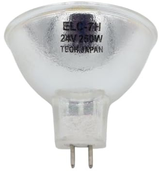 ELC-7H 24V 250W ELC/7H ELC-7 24V250W MR16 GX5.3 Halogen Light Bulb Stage Lighting Overhead Slide Projector lamp(2 Pieces)