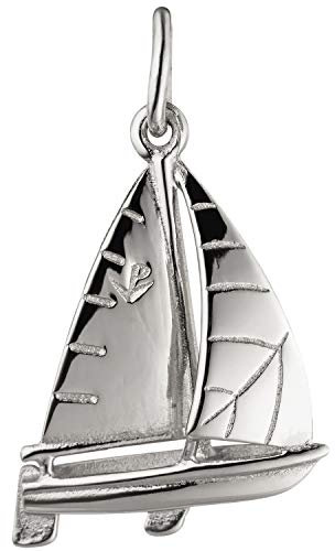 Jobo Damen-Anhänger Segelboot aus 925 Sterling Silber