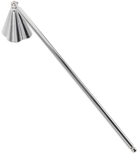 NUOBESTY Spegnicandele in Acciaio Resistente Manico Lungo Spegni Candela in Metallo per Candele Profumate e Lumini Accessorio per Aromaterapia e Decorazione Casa