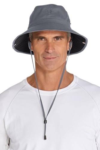 Men's Featherweight Bucket Hat - UPF 50+ Sun Protection - Chase in Carbon/Black