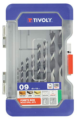 Coffret métallique 7 mèches bois SLR TIVOLY