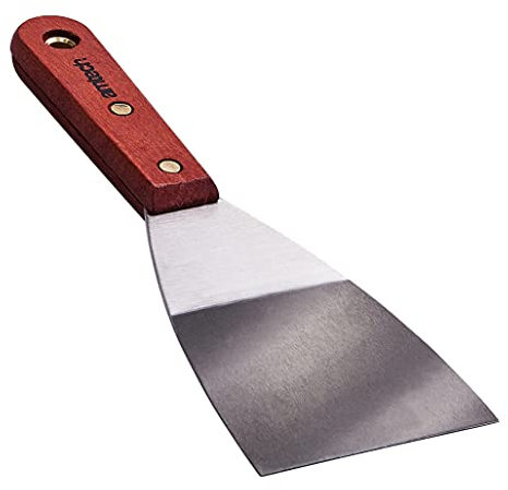 Am-Tech de 3 pulgadas para trabajo pesado raspador - G0800 mango de madera