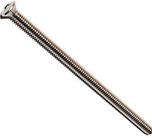 Hard-to-Find Fastener 014973449049 Phillips Oval Machine Screws, 10-24 x 4, Piece-3