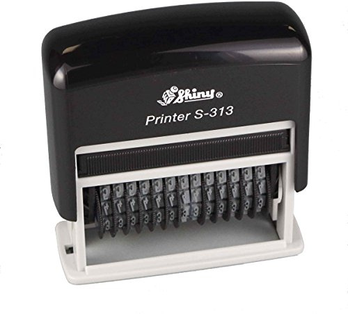 Shiny S-313 Self-Inking Number Stamp