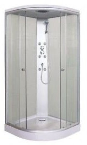 Bagno Italia Cabina box doccia Idromassaggio 90x90 versione bianca quick line I