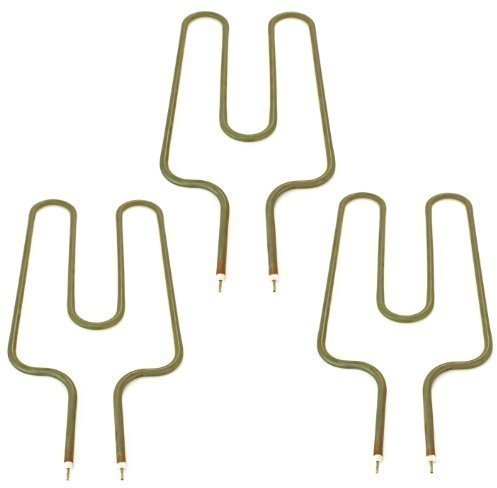 First4Spares 850W Short Pin Connector Heater Elements Compatible With Dimplex Night Time Storage Heaters (Pack of 3)