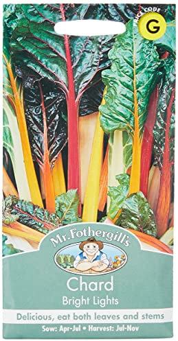 Mr Fothergill's 12549 Vegetable Seeds, Chard Bright Lights, Mixed