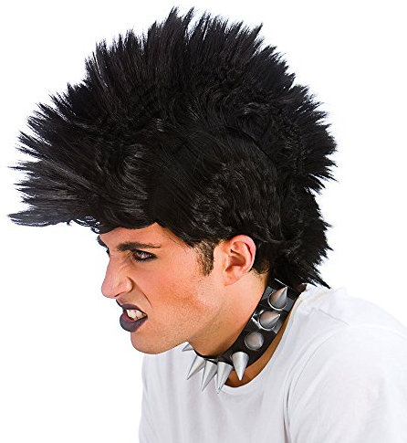 Punk Rocker Wig Fancy Dress Wig