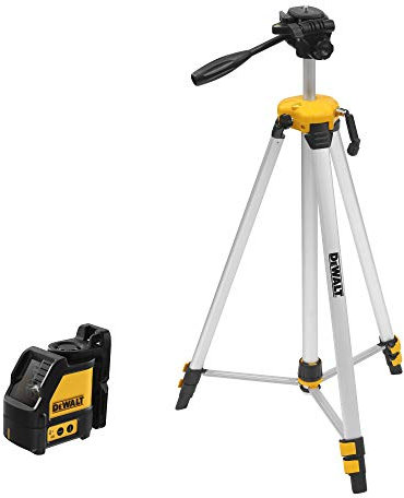 DeWALT DW088KTRI Nivel de línea 10m - Nivelador láser (Nivel de línea, Negro, Gris, Naranja, 1/4, 10 m, 0,3 mm/m, 4°)