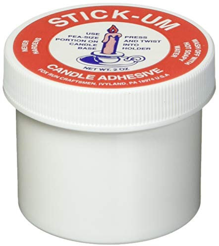 Fox Run Stick-Um Candle Adhesive 60mls Holds Candles Straight