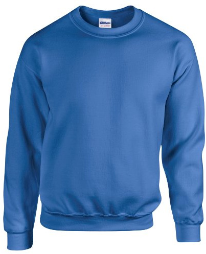 GILDAN Men's 50/50 Adult Crewneck Sweatshirt, Blue (Royal), 3XL UK