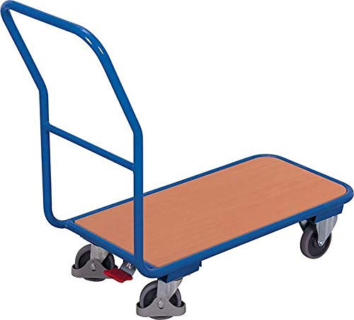 Magazinwagen RAL5010 Enzianblau Plattformwagen Magazinbügelwagen