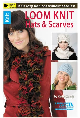 Leisure Arts Loom Knit Hats and Scarves Book