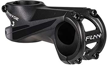 FUNN Stryge Attacco Manubrio con Inclinazione di -5 Gradi - Lunghezza 75mm con Morsetto da 35mm, Attacco Manubrio per Mountain Bike e Bicicletta da Strada (Nero)