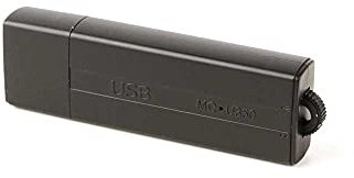8 GB de memoria USB y grabadora de voz digital mq-u350 – negro (FECHA/tiempo sello modelo)