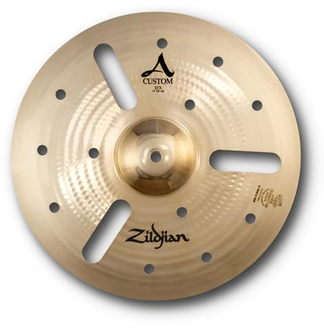 Zildjian A Custom Series - 14 Inch EFX Crash Cymbal | Raw Biting Attack, Trash Effects Voice, For the Drum Kit, Explosive Accent for Breaks, Instant Aggressive Color, 14 inch size