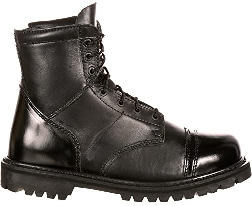 ROCKY Side Zipper Jump Boot, Black, Size 13(ME)