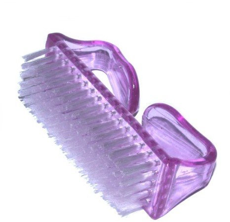 N&BF Spazzola per unghie viola, morbida spazzola per lavaggio delle mani (media), spazzola per la pulizia con setole delicate, spazzola per la pulizia delle mani, per manicure, pedicure e e