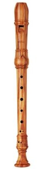 Moeck Sopran-Blockflöte Oliver 729 - Holzblockflöte - Braun - Barock - Moeck