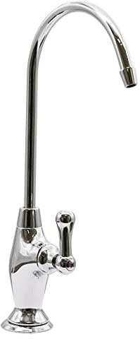 Westbrass D2033-NL-26 10 Classic 1-Lever Handle Cold Water Dispenser Faucet, Polished Chrome