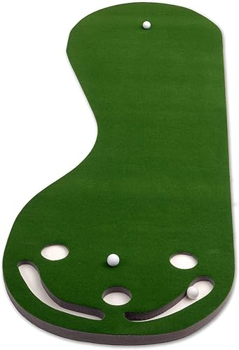 PUTT-A-BOUT Grassroots par Trois Putting Green (9-Feet X 3-Feet)