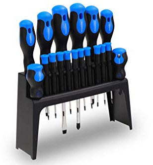 Streetwize - Chrome Vana Stand with Screwdriver Set - (Set of 18pcs)
