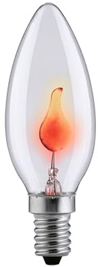 Paulmann 530.00 Flackerkerze 3W E14 Glas Klar 53000 Leuchtmittel