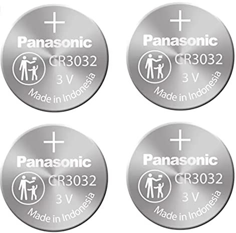 4-Pack Panasonic Battery, Lithium Button Cell Cr3032- CR 3032