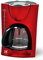 Kalorik Filter-Kaffeemaschine, 1,5 l Fassungsvermögen, Glaskanne, Für bis zu 12 Tassen, 900 W, Rot, TKG KA 1050 R, Metallic-rot*11427