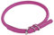 CHAPUIS SELLERIE Rundes Hundehalsband aus Leder, Rosa, 8 mm (φ), 25-33 cm