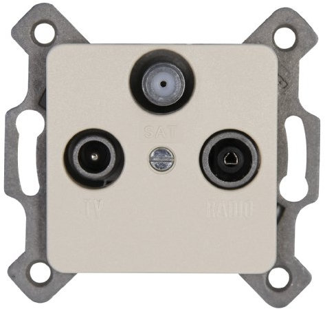 Kopp 915801080 Europa Antennensteckdose TV/RF/SAT