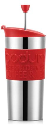 Bodum resepress, rostfritt stål, röd, 0,35 l