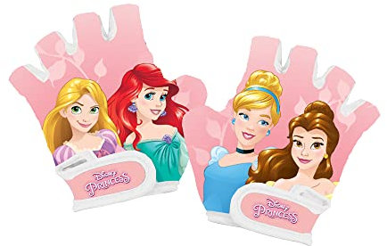 Disney Mädchen Princess Fahrradhandschuhe, Rosa, XS (4-8 anni)