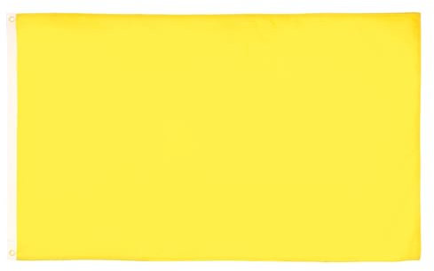 AZ FLAG - Flagge Gelber Schiedsrichter - 150x90 cm - Motorsport Rennleitung Gelb Fahne 100% Polyester mit Messing-Ösen - 110g