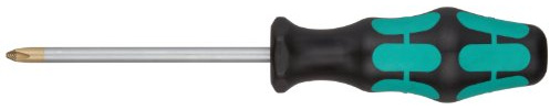 Wera 05008720001 Kraftform Plus 350 PH Phillips Screwdriver, Lasertip, PH 2 Head, 4 Blade Length