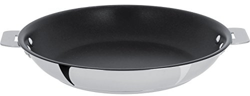 Cristel - P30QMPE - Poêle inox 30cm sans poignée amovible- Anti-adhérent Exceliss+ Collection Casteline