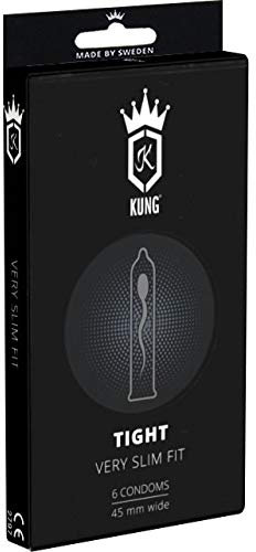 Kung « Tight » 6 really tight condoms (45 mm)