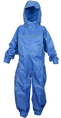 DRY KIDS Waterproof Rainsuit Royal Blue 5/6yrs