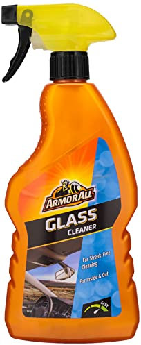 Armor All, Glass Cleaner Spray 500ml, Streak-free Cleaning, Easily Removes Dirt and Insects, Suitable For Inside and Outside Use, Ideal for Car & Motorcycle Detailing, Made in the UK