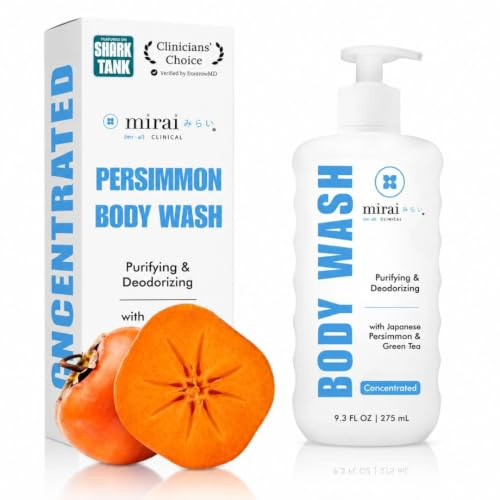 Mirai Clinical Persimmon Body Wash for Old People Smell, Nonenal® Solution