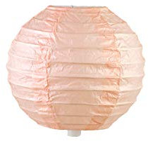Creativery Lampions 10cm x 10 Stück Apricot