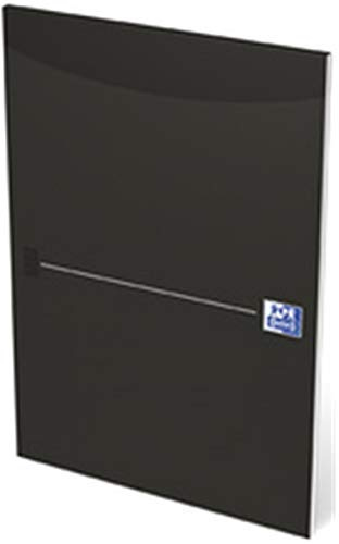 Oxford 100050241 Office Briefblock - A4, kariert, kopfgeleimt, schwarz