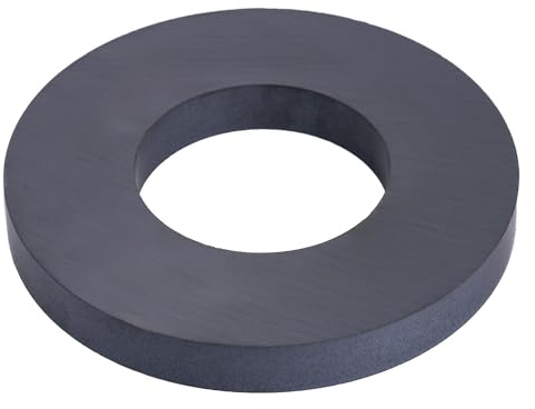 Y30Bh Ferrit Ring Magnet Für Kunst, Kunsthandwerk, Modellherstellung, Diy und Hobbys - 102mm O.D. x 51mm I.D. x 15mm Dick - 9kg Zug