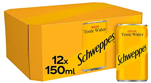 Schweppes Indian Tonic Water Can, 12 x 150ml